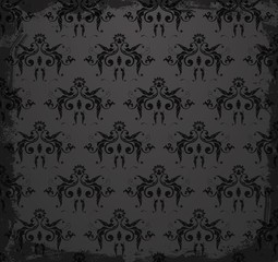 Seamless damask wallpaper for you design
