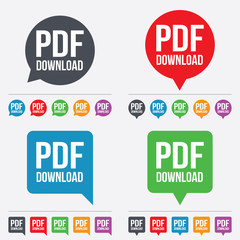 PDF download icon. Upload file button.
