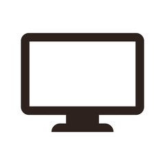Computer monitor symbol