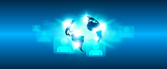mondo, hi tech, sfondo, internet, comunicazione © xyz+