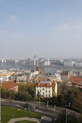 Naklejka na ściany i meble La Danube à Budapest, Hongrie