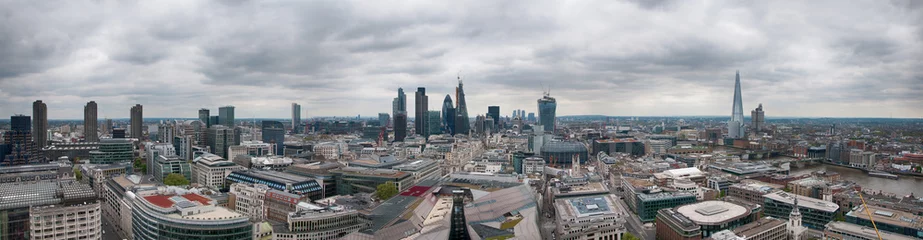 Photo sur Plexiglas Londres Assorted London City Buildings in Panorama View