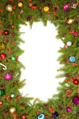 Fototapeta na wymiar Christmas background. Eve framework