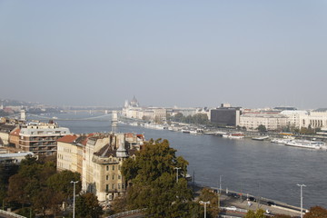 Fototapeta premium Le Danube à Budapest, Hongrie