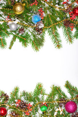 Christmas background. Eve framework