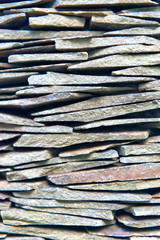 Vintage Piled Plenty Thin Rocks