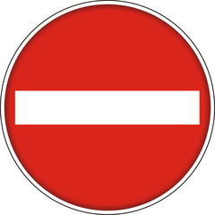 Verbot der Einfahrt