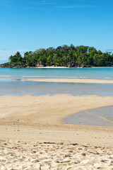 Anse Islet Beach at Port Launay, Seychelles