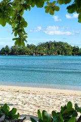 Anse Islet Beach at Port Launay, Seychelles