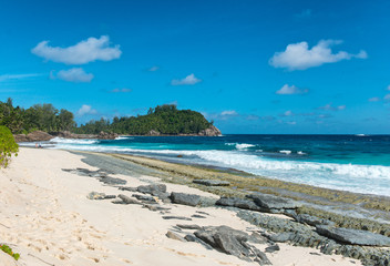 Attractive Seashore at Mahe Island, Seychelles