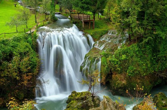 Slunj Wasserfall - Slunj waterfall 01