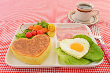 美味しそうな朝食