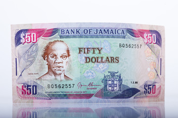 Jamaikanische Währung, 50 Dollar Schein,