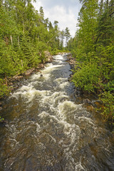Fototapeta na wymiar Dramatic Rapids in a Wilderness River
