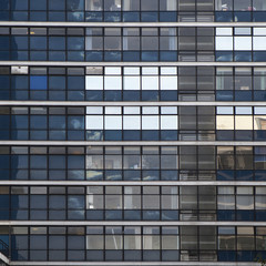 Texture of  general building outdoors with many windows