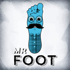 Мистер нога. Mr Foot.