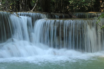 Huay Mae Kamin Waterfall.