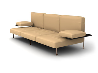 leather sofa