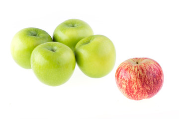 apple fruit isolated on white background