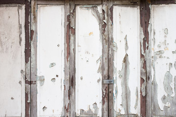 old white wood door weathered background