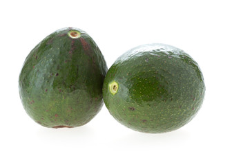 avocado fruit isolated on white background