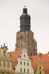 Obraz premium Tower of St. Elizabeth's Church, Wrocław