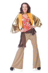 Young woman in fashion concept