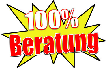 étiquette 100% beratung