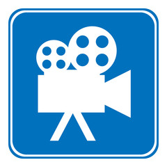 Video camera allowing sign