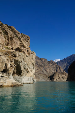 Attabad Lake in Northern area of Pakistan.