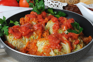stuffed savoy cabbage