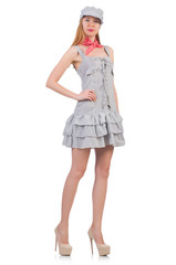 Young woman in fashion concept