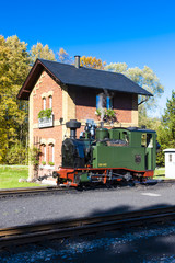 Fototapeta na wymiar steam locomotive, Steinbach, Germany