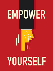 Word EMPOWER YOURSELF