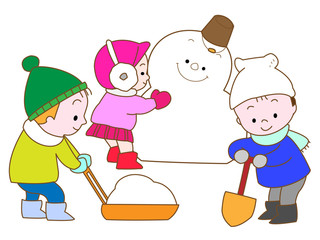 雪だるまを作ろう