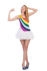 Young woman in fashion concept