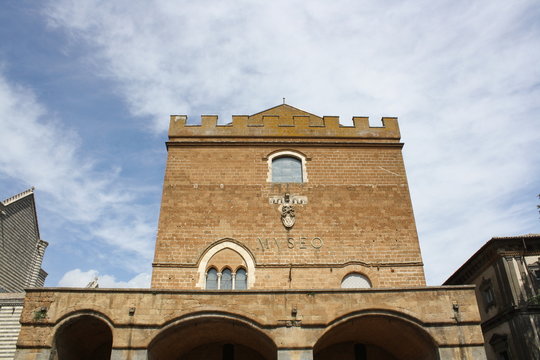 View of Faina archaeological museum in Orvieto (Umbria, Italy)