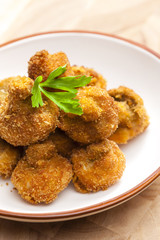 fried champignons