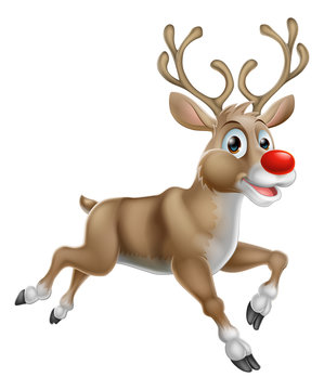 Christmas Cartoon Reindeer