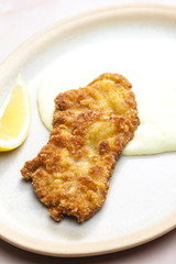 fried pork steak