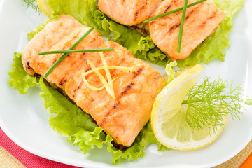 Salmone grigliato
