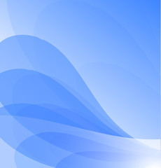 Abstract light vector background in blue.