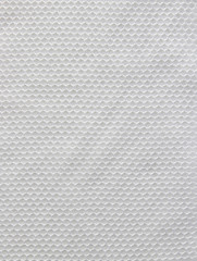 Plakat White woven fabric texture for background