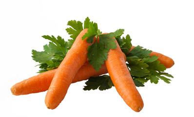 Carrots and parsley