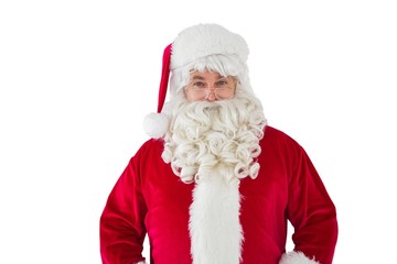 Portrait of smiling santa claus