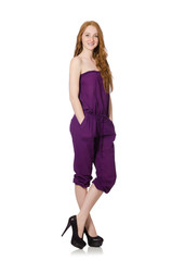 Woman in fashion clothing concept