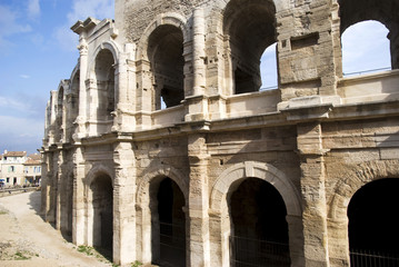 Arles Amphitheatre - a Roman arena in the southern French