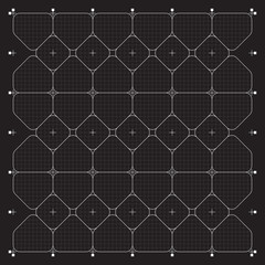 Fototapeta premium Grid for modern virtual technology user interface HUD