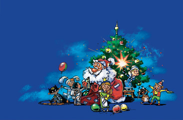 Happy New Year! Holiday card