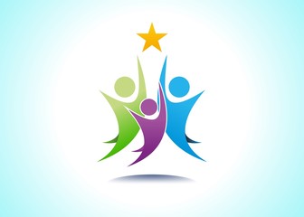 family planning, logotype, abstract, business, icon